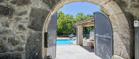 Seasonal outdoor pool