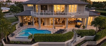 Stunning Estate Minutes to 10,000 Islands ~ Luxurious Waterfront w/Pool, Spa, Outdoor Living & More