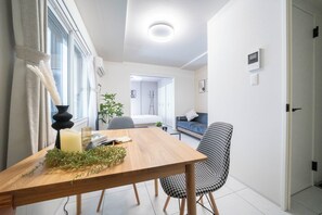 Spiseområde på rommet