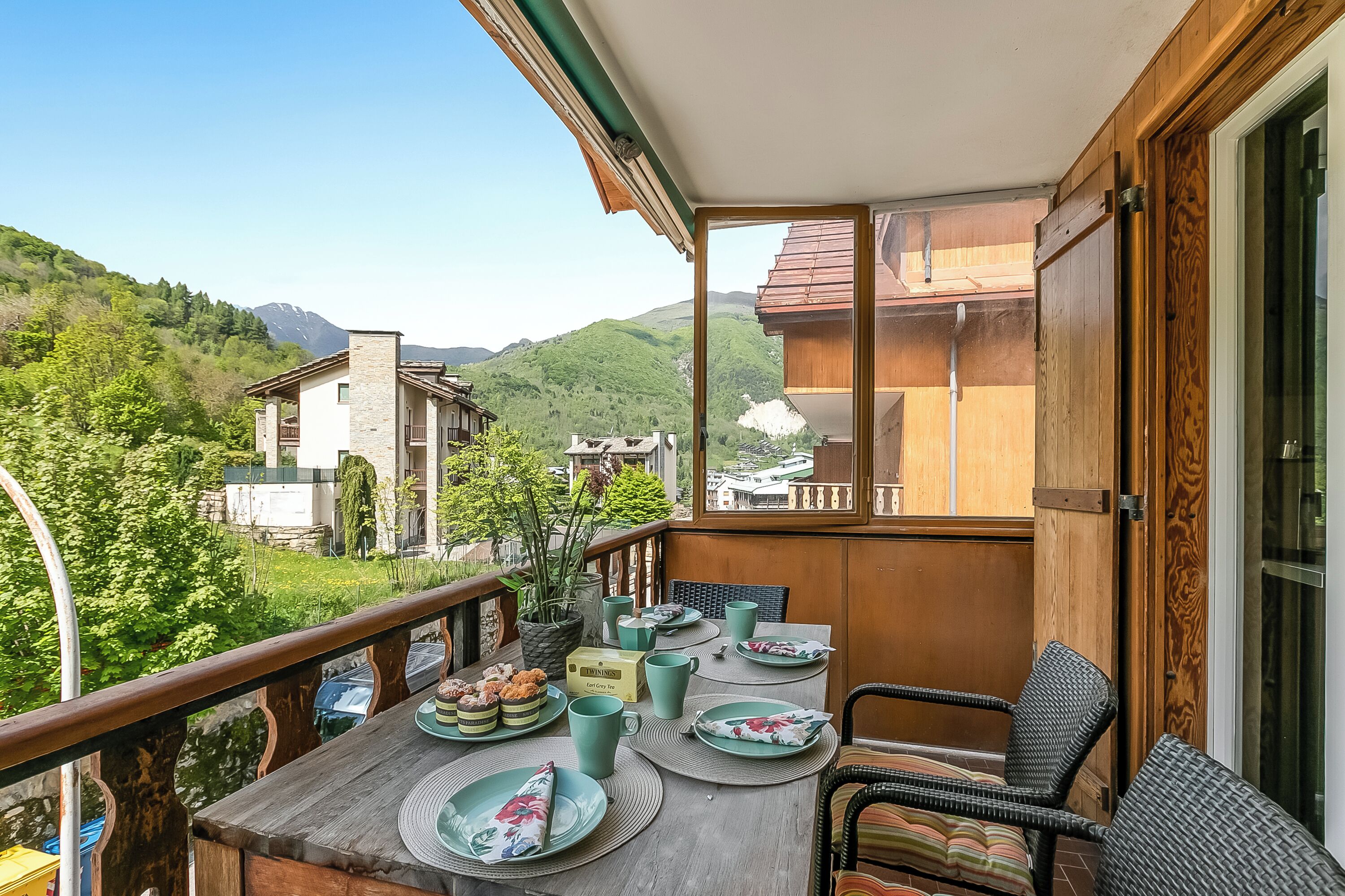 Standard Apartment, Multiple Bedrooms, Mountainside (Boutique Apartment Limone Ski In Ski) | Outdoor dining