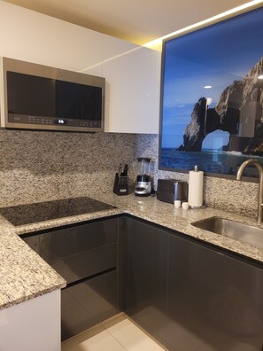 Microwave, oven, dishwasher