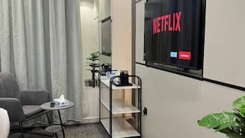 Free minibar, laptop workspace, blackout curtains, soundproofing