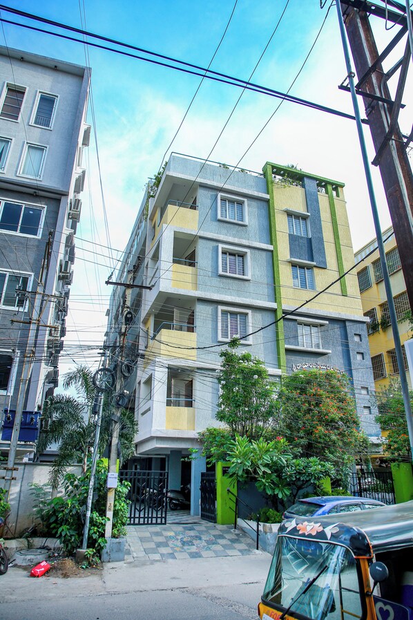 Fassade der Unterkunft