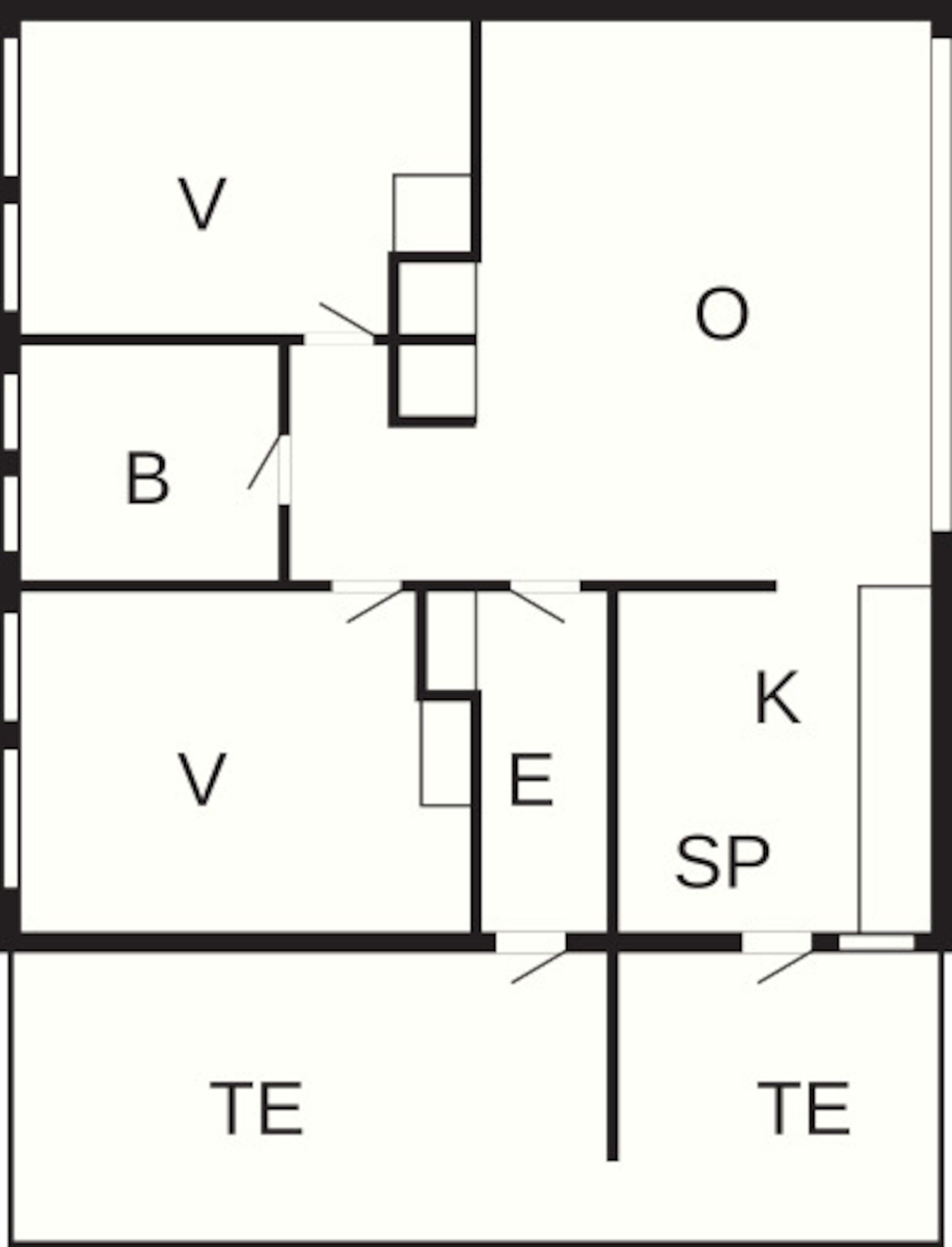 Deluxe House, 2 Bedrooms | Floor plan