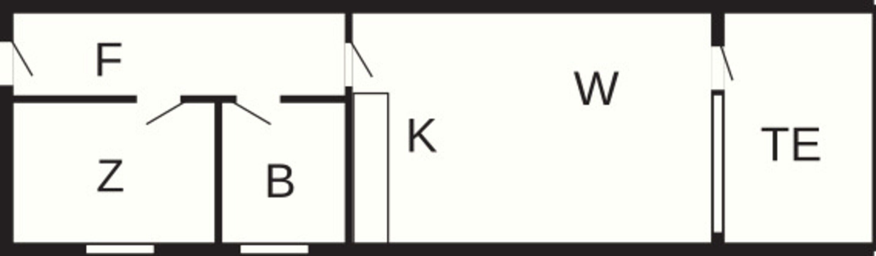 Lägenhet Comfort - 2 sovrum | Planlösning