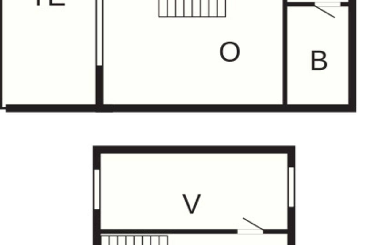 Casa clásica, 2 habitaciones | Plano