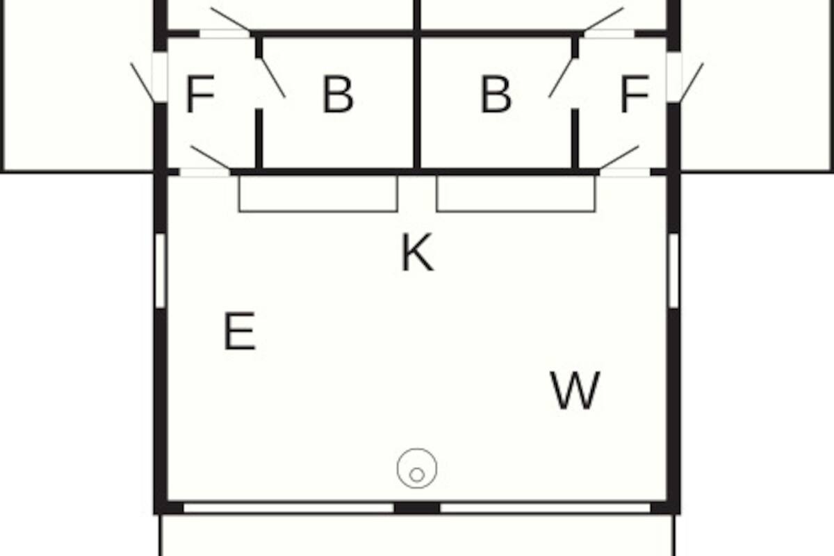 经典独立别墅, 2 间卧室 | 楼层平面图
