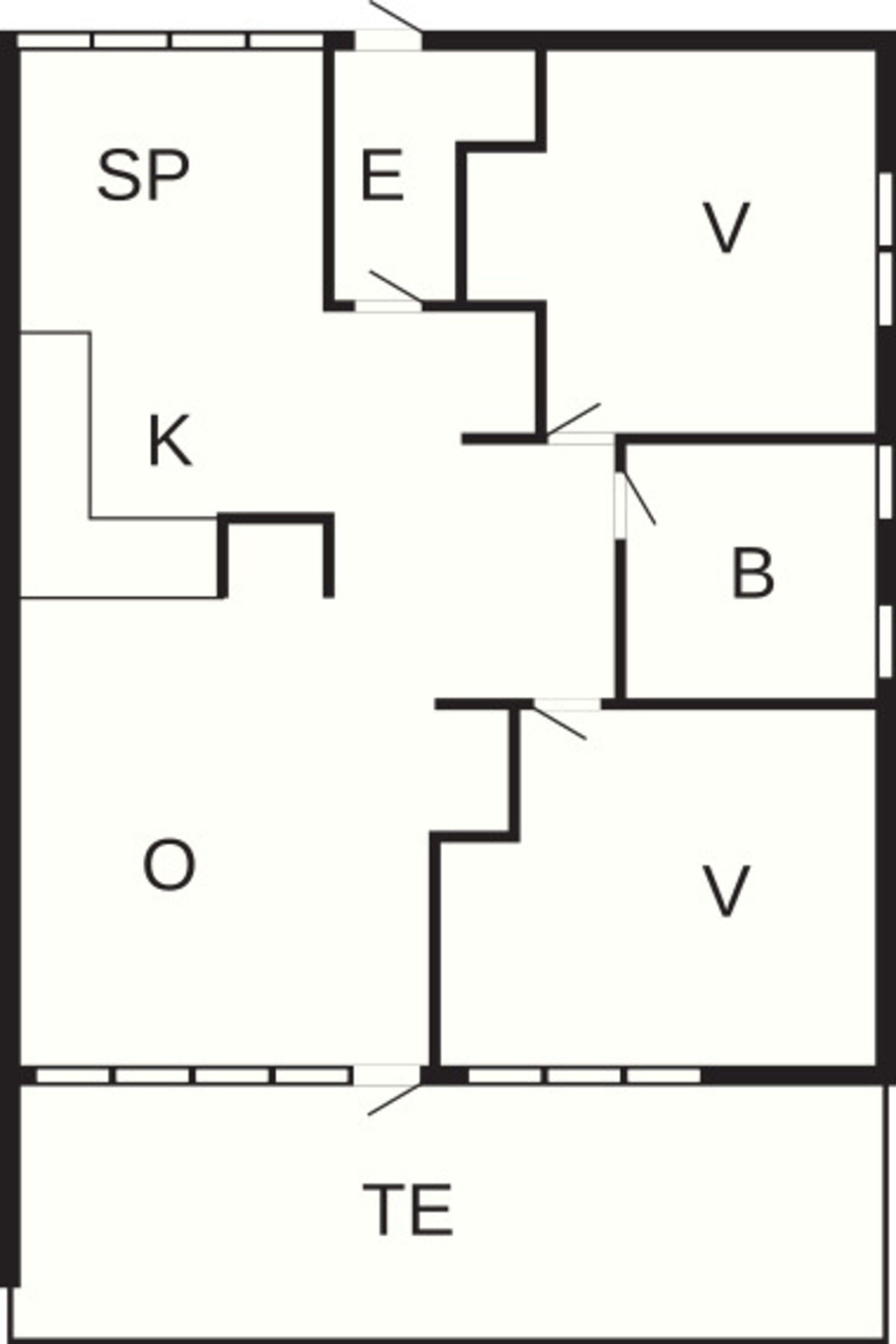 Luxury House, 2 Bedrooms | Floor plan
