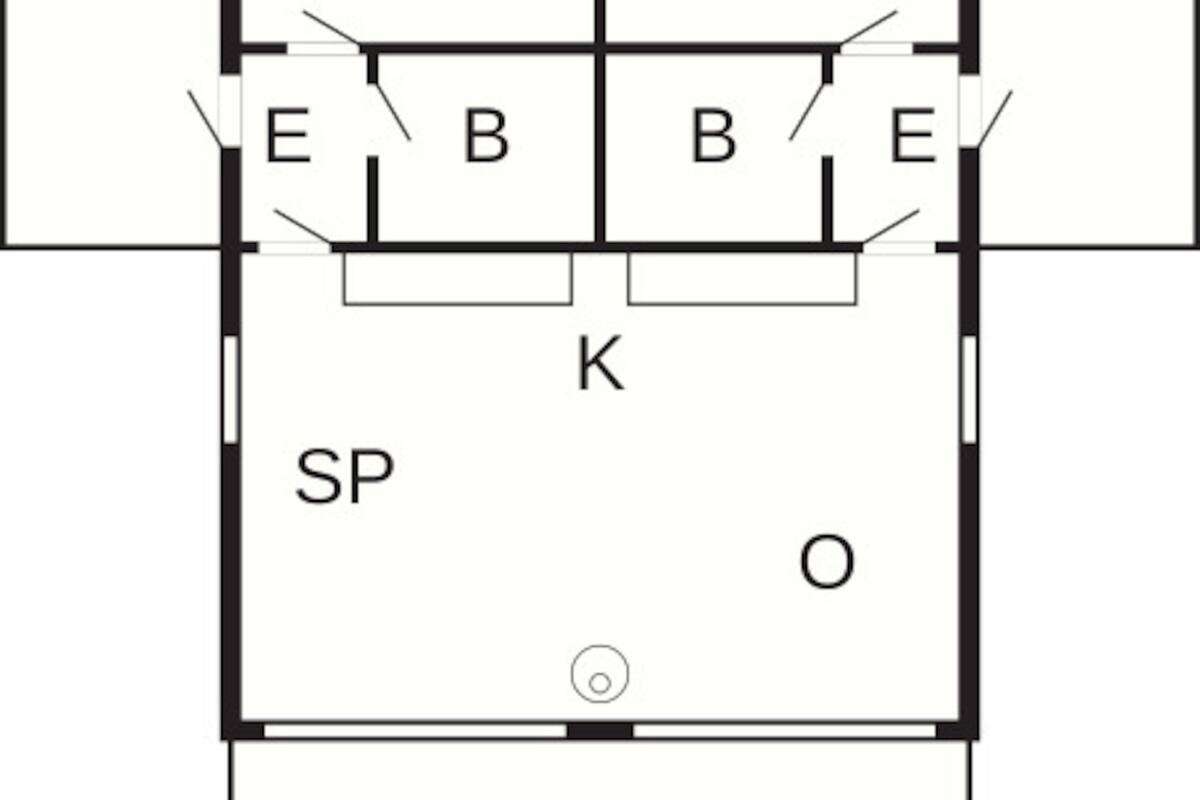 经典独立别墅, 2 间卧室 | 楼层平面图