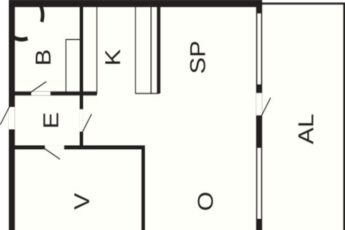 Classic-Apartment, 2 Schlafzimmer | Grundriss