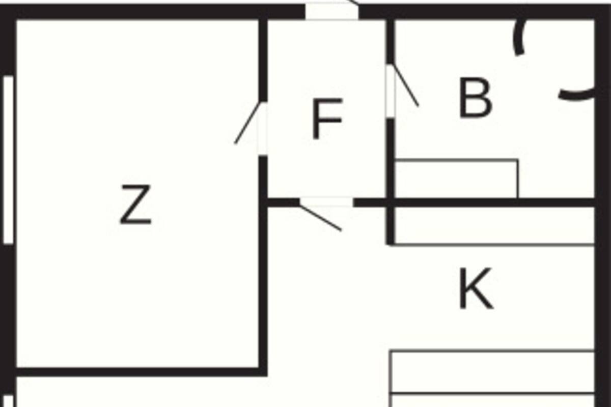 Lägenhet Classic - 2 sovrum | Planlösning