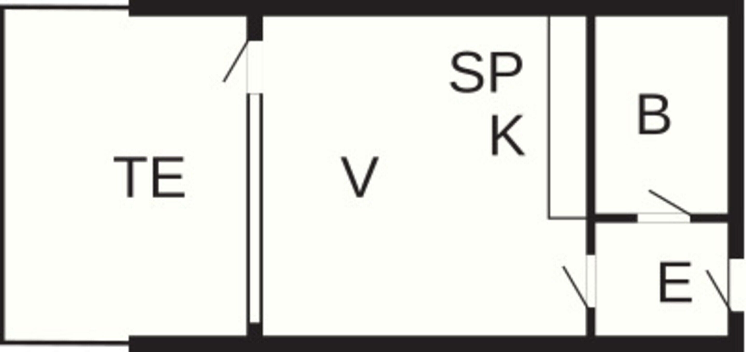 Classic Apartment, 1 Bedroom | Floor plan