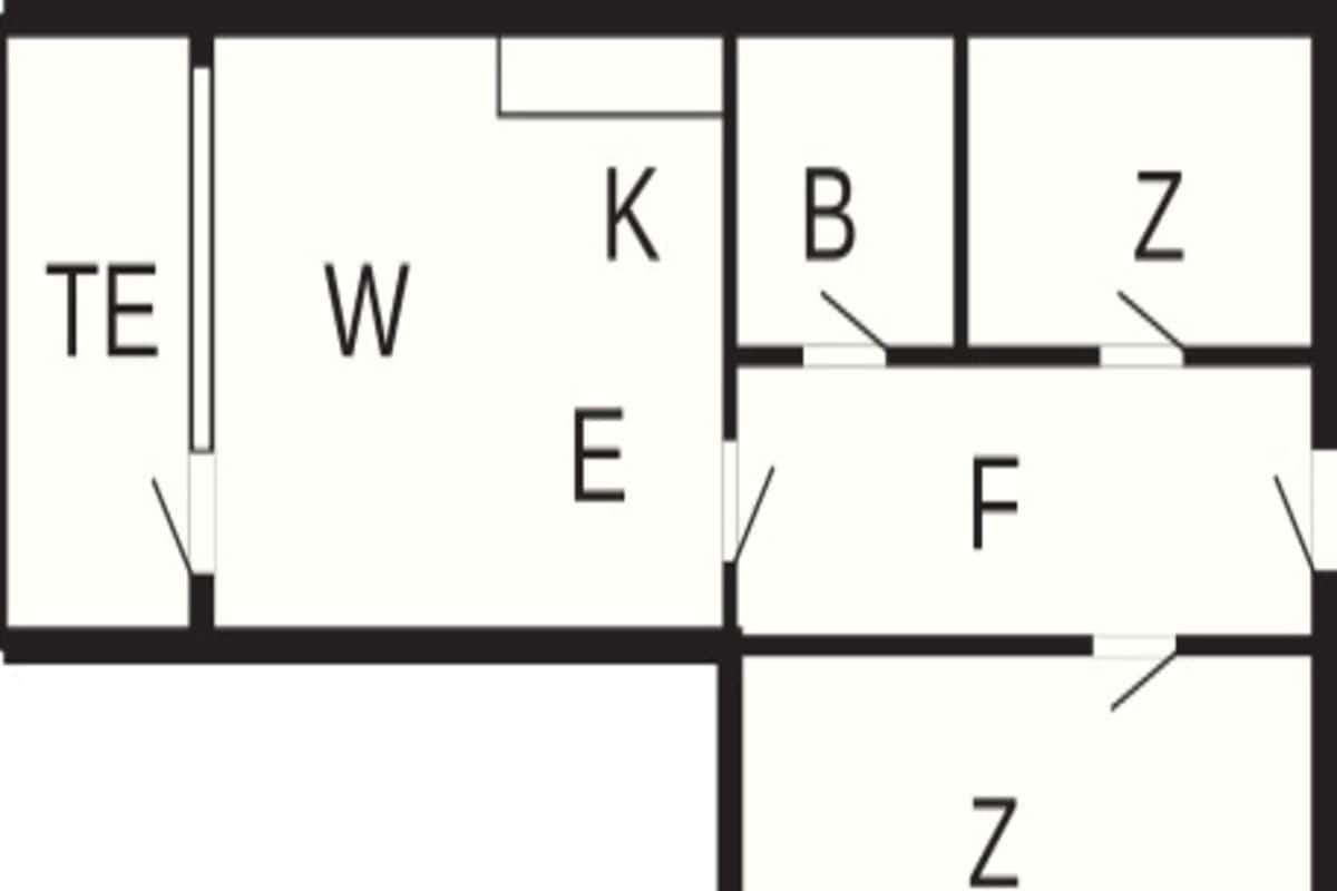 Appartement Romantique, 3 chambres | Plan d’étage
