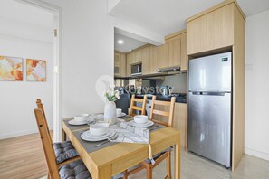 Apartment, 2 Bedrooms, City View | Dining room - Swara by Kozystay - Paskal (Bandung)