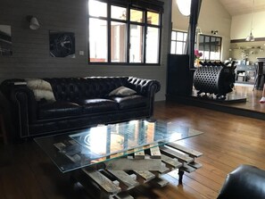 Living area - Chalet des Pyrénées with swimming pool (Tuzaguet)