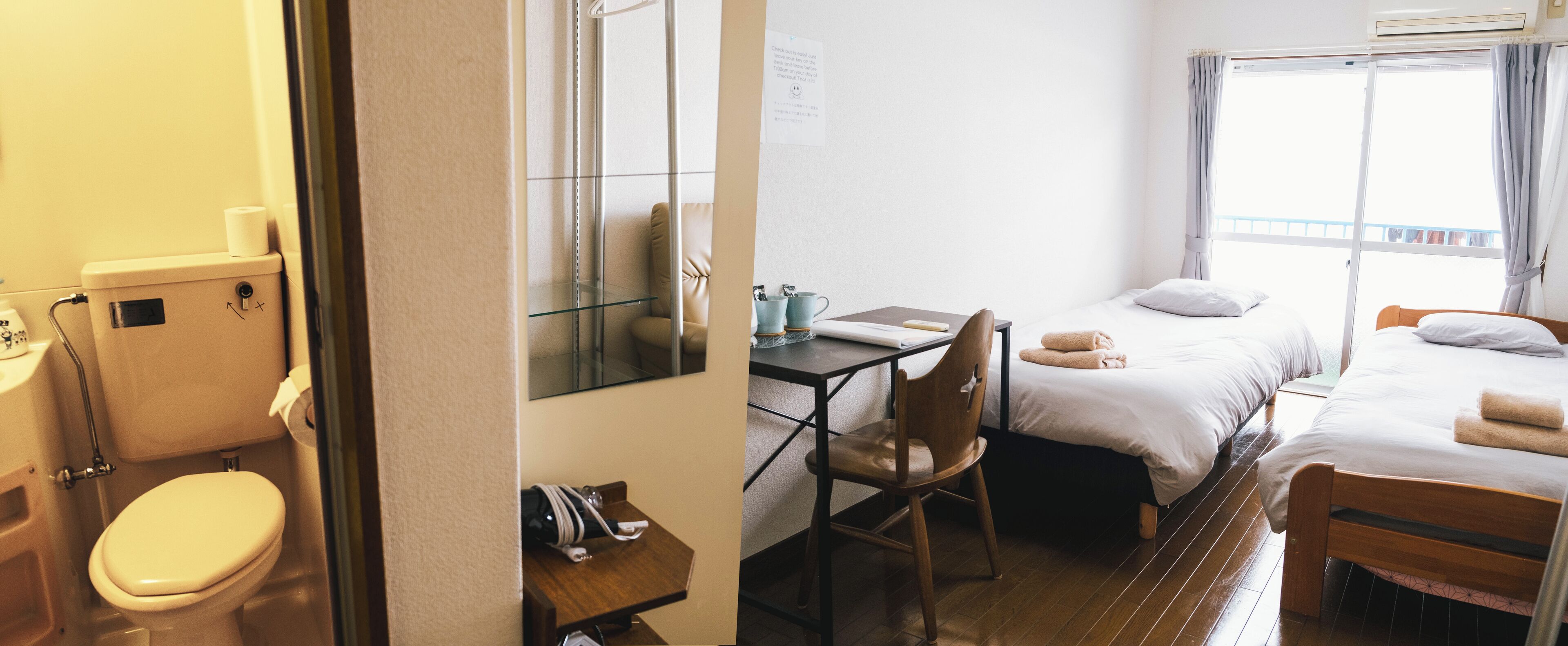 Standard-Zweibettzimmer, Balkon, Stadtblick | Kostenloses WLAN