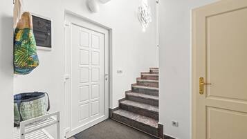 House, Private Pool | Living area | 15-inch flat-screen TV with satellite channels