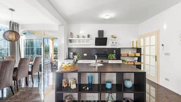 House, Private Pool | Private kitchen | Coffee/tea maker, electric kettle, toaster, freezer