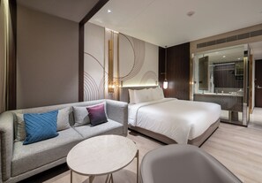 Premium Room, City View | In-room safe, desk, laptop workspace, iron/ironing board