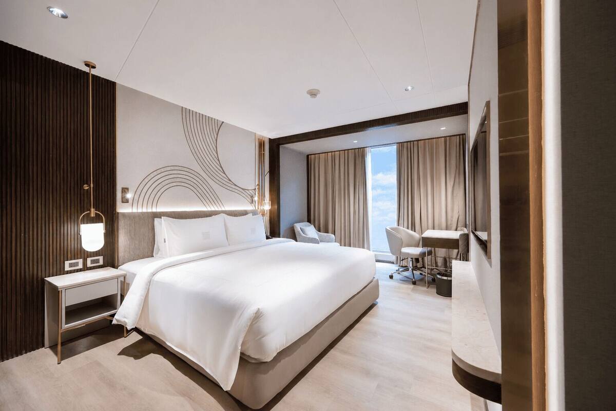 Premium Suite, City View | In-room safe, desk, laptop workspace, soundproofing