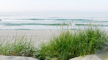 Na praia