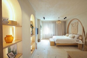 Luxury Suite, Sea View | In-room safe, laptop workspace, blackout drapes, soundproofing - Makai by Dhara Hotels (El Dabaa)
