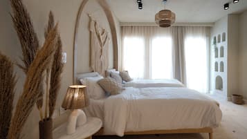 Deluxe Double or Twin Room, Sea View | In-room safe, laptop workspace, blackout curtains, soundproofing