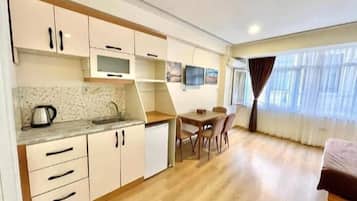Chambre Triple Ăconomique, balcon, vue ville