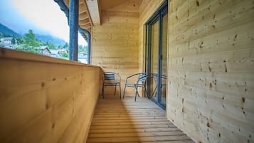 Appartamento Comfort, 2 camere da letto, vista montagna | Vista balcone
