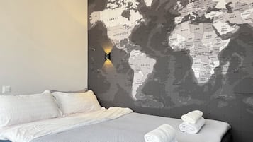2 chambres, fer et planche à repasser, Wi-Fi, draps fournis