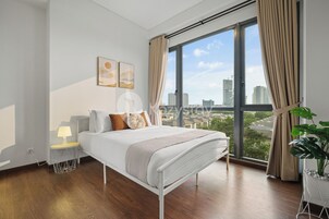 apartman, 1 hálószobával, kilátással a városra | Kilátás a szobából