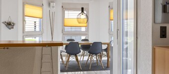 Bright architect-designed villa with private garden