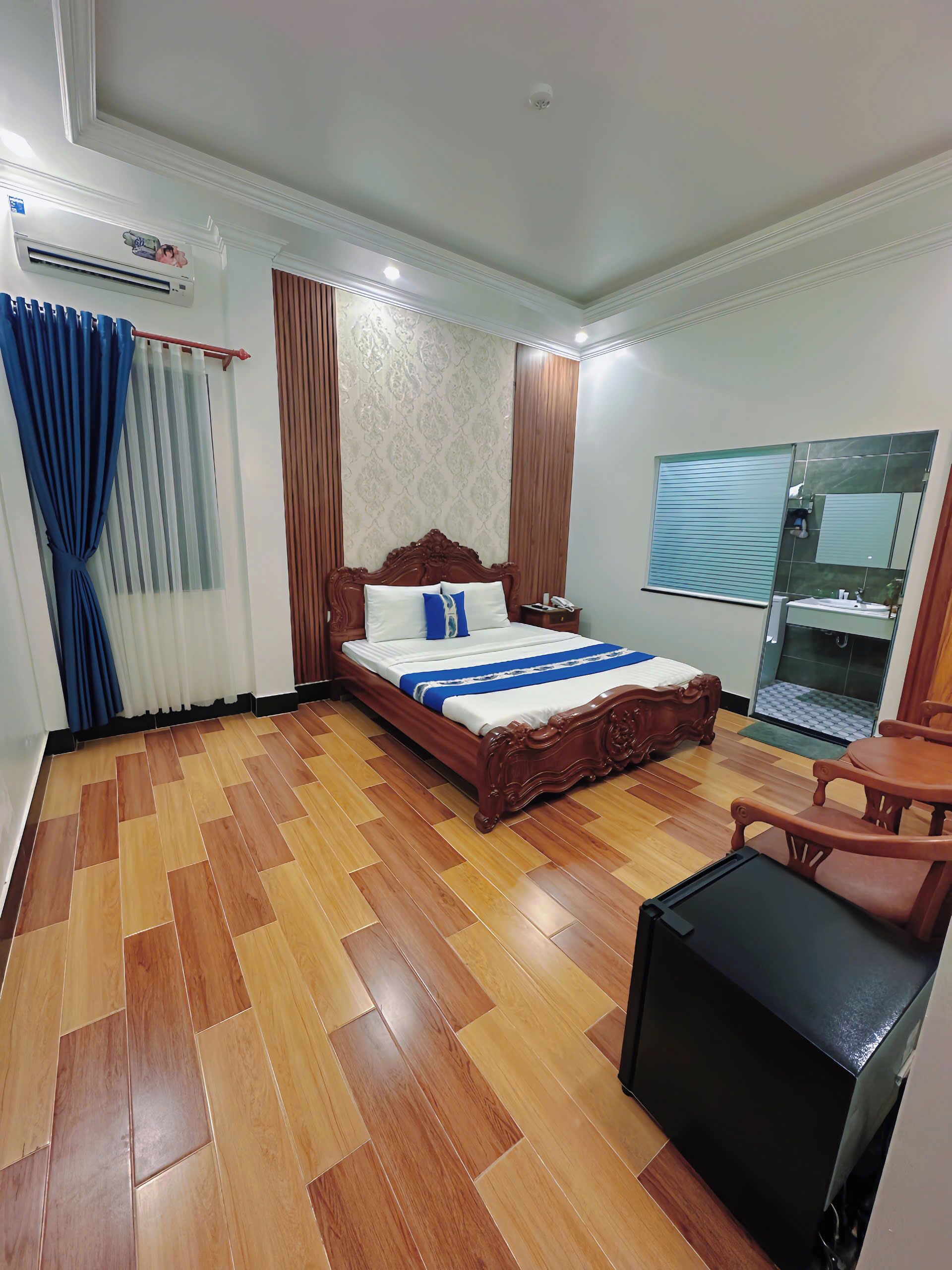 Quarto casal standard, 1 cama King | Roupas de cama de algodão egípcio, roupas de cama premium, frigobar