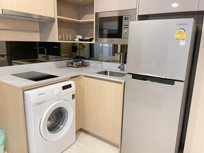 Private kitchen - Comfy condo near BTS Asoke (Bangkok)
