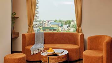 Superior Studio | Living area | 42-inch Smart TV with digital channels