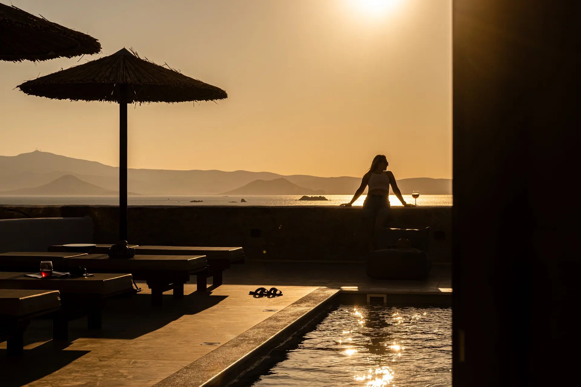 Vila, 2 quartos, piscina particular, vista para o mar | Vista do quarto