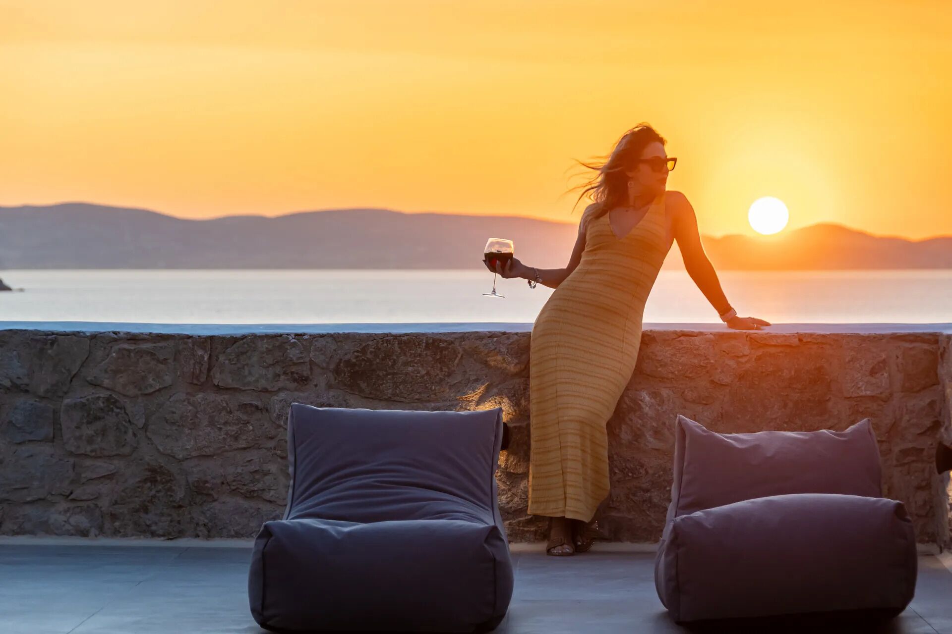 Villa, 2 habitaciones, piscina privada, vistas al mar | Vistas desde la habitación