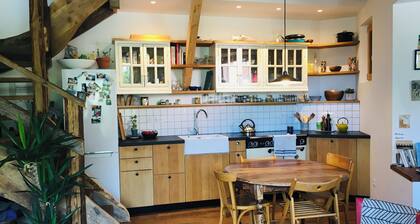 Pretty mountain house