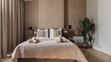 1 dormitorio, escritorio, wifi gratis y ropa de cama