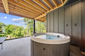 Baignoire à remous extérieure