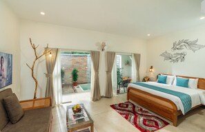 Luxury-Ferienhaus, Terrasse | Zimmerausstattung