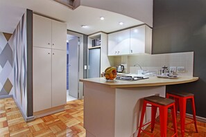Loft, 1 kamar tidur | Dapur pribadi