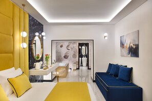 Quadrupla Luxury, vista città | Una scrivania, Wi-Fi gratuito