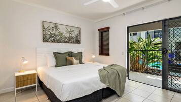 2 slaapkamers, een strijkplank/strijkijzer, gratis wifi, beddengoed