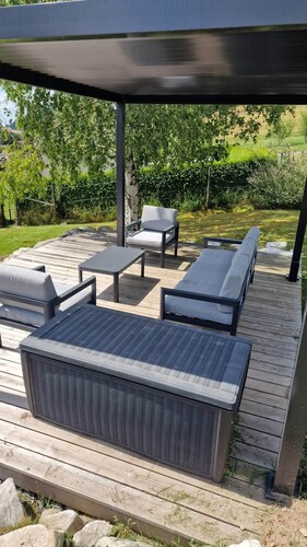 Gîte accessible PMR Vosges - La Lanterne, 6 pers with private spa