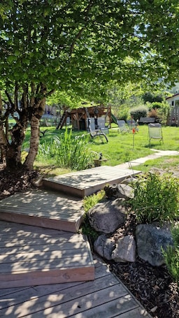 Property grounds. Accessible Vacation Rental in the Vosges - La Lanterne (Sleeps 6) - Private Spa