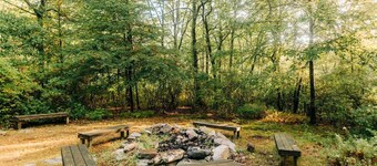 Cabin, 2 Bunkbeds, Shared Bathroom