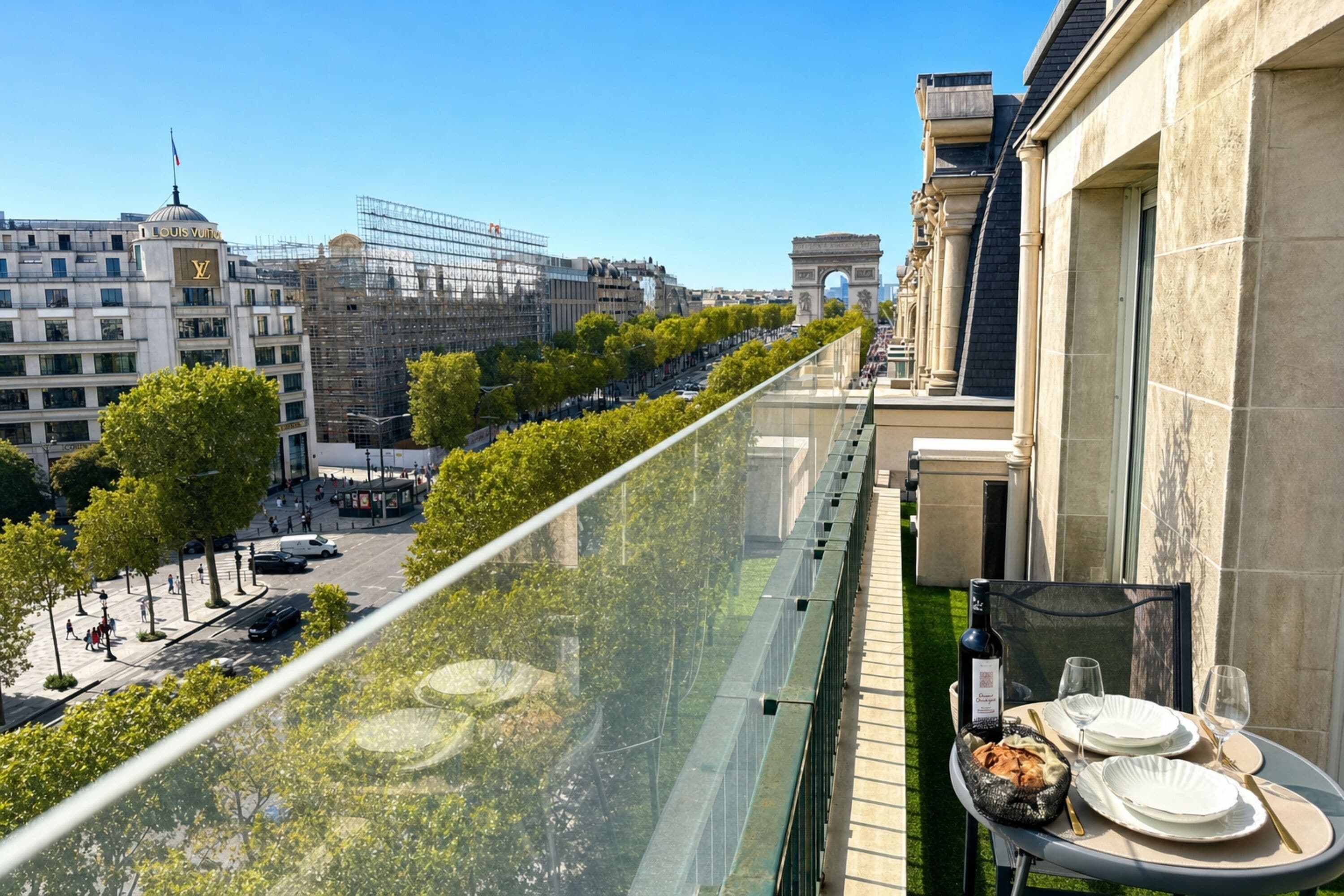 Estudio Deluxe, vistas a la ciudad | Terraza o patio