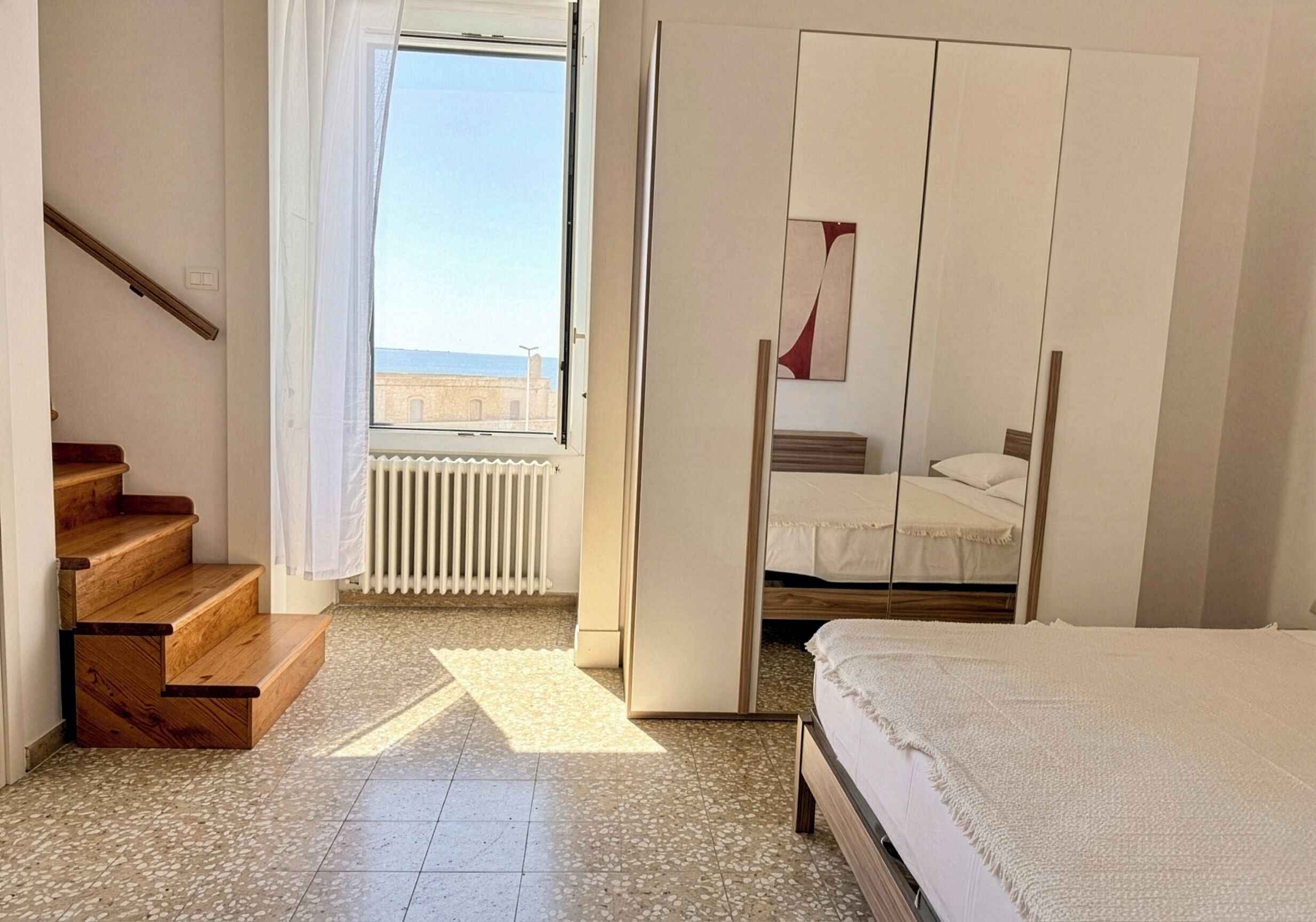 Kamar Quadruple Superior, pemandangan laut | Wi-Fi gratis dan seprai linen