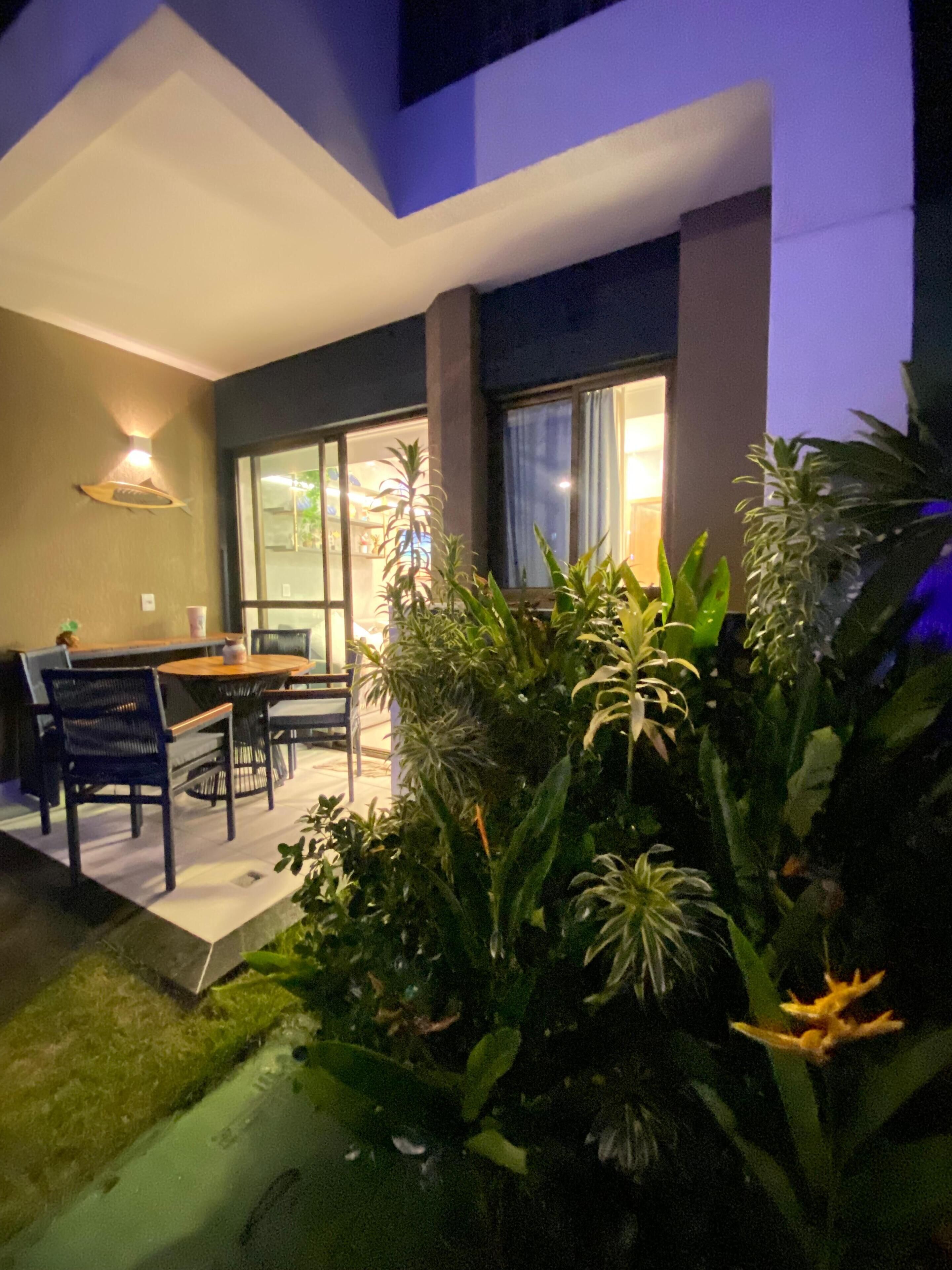 Estudio familiar, 1 habitación, lanai, vistas a la piscina | Patio hawaiano